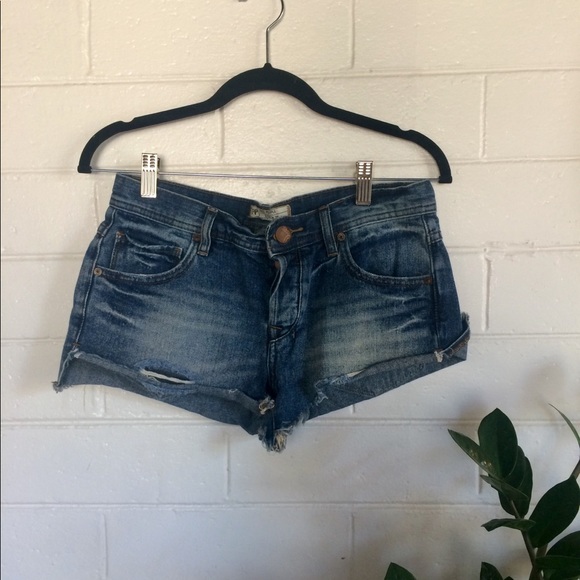 Free People Pants - Free People denim shorts, size 25
